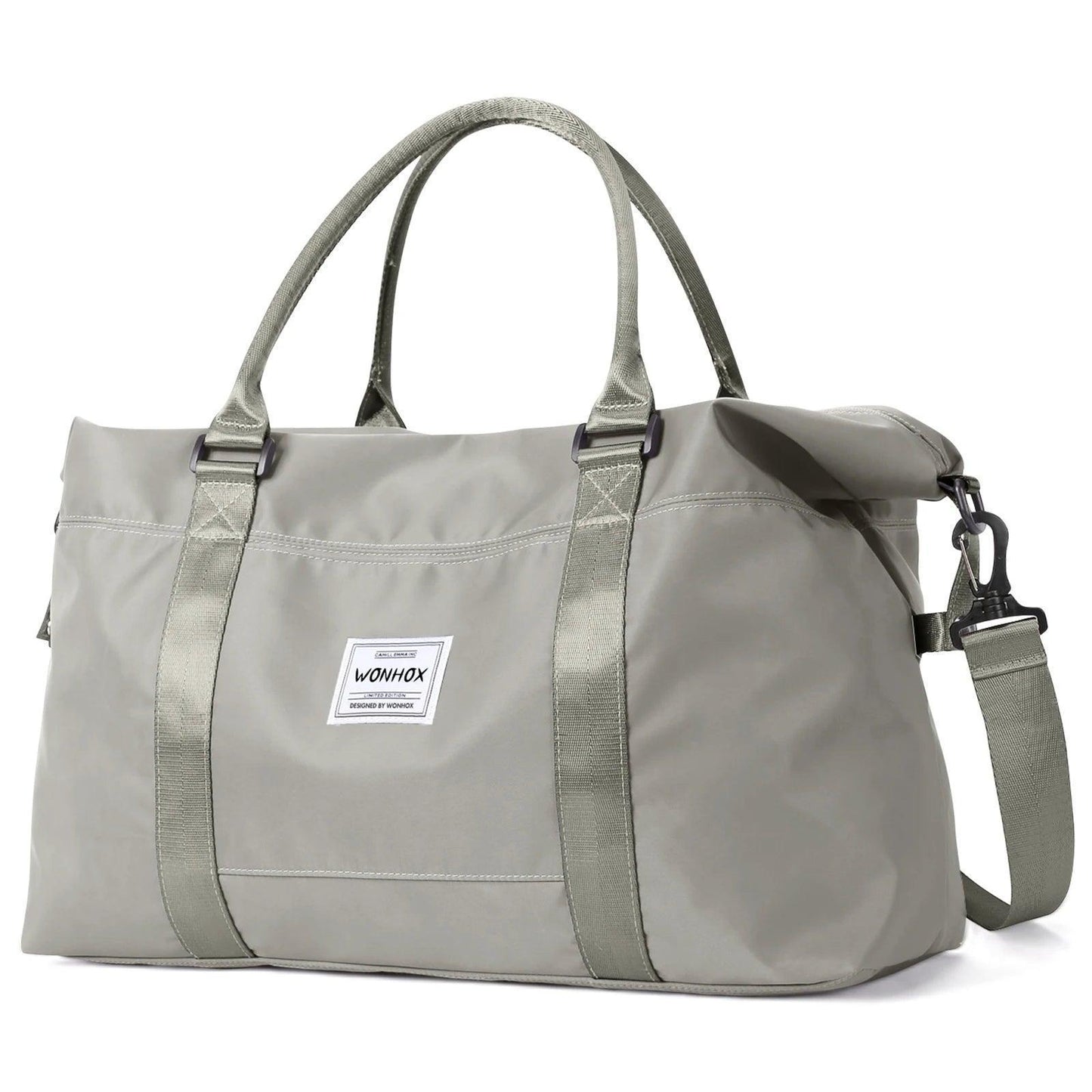 Travel Waterproof Duffel Gym Tote with Crossbody Bag - Palm and Thread