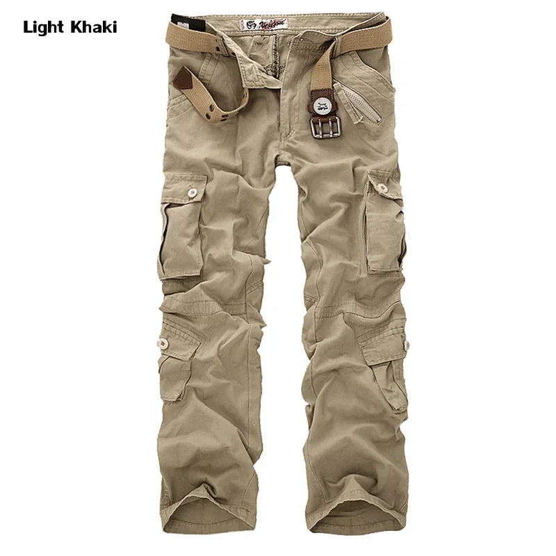 Cargo Loose Multi Pocket Cotton Pant - Palm and Thread