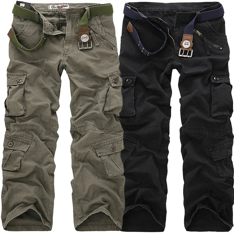 Cargo Loose Multi Pocket Cotton Pant - Palm and Thread