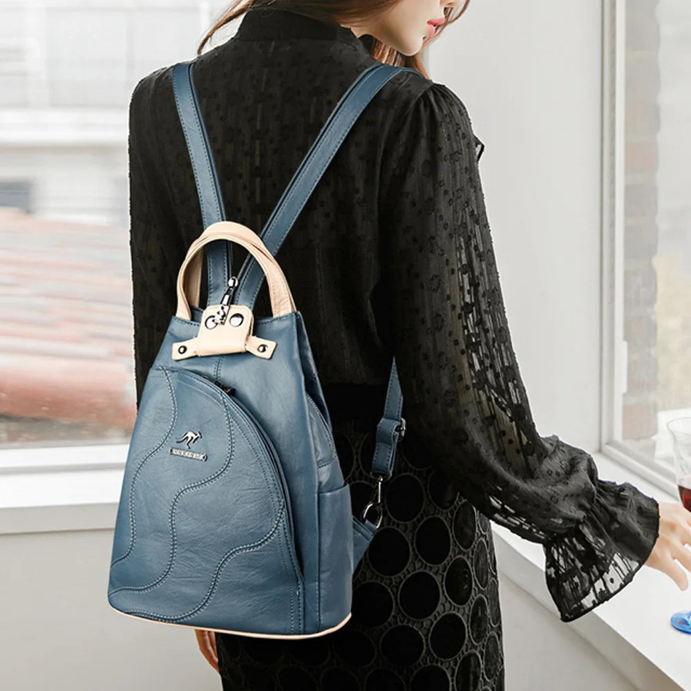 High Quality Leather School Bag - Palm and Thread