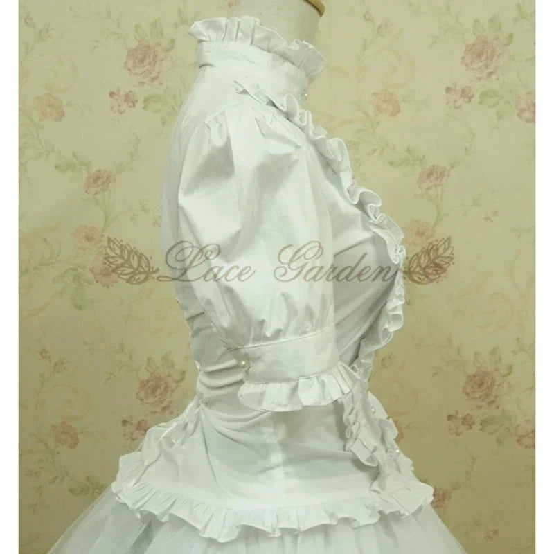 Vintage Victorian Ruffled Bandage shirt - Palm and Thread