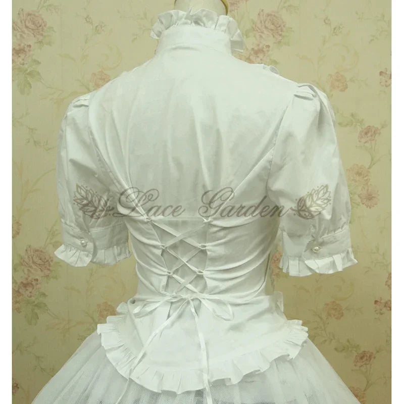 Vintage Victorian Ruffled Bandage shirt - Palm and Thread