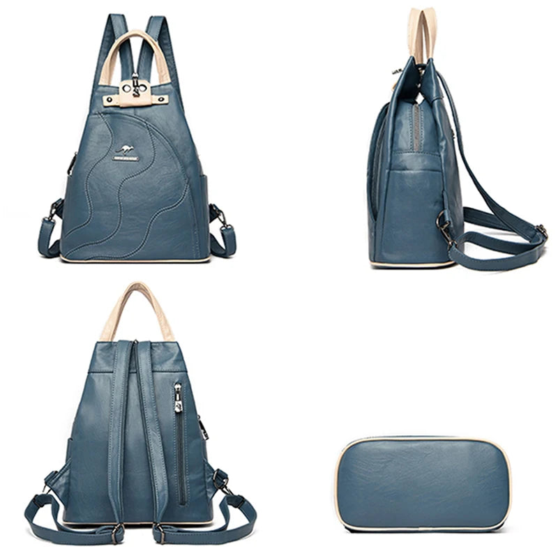 High Quality Leather School Bag - Palm and Thread