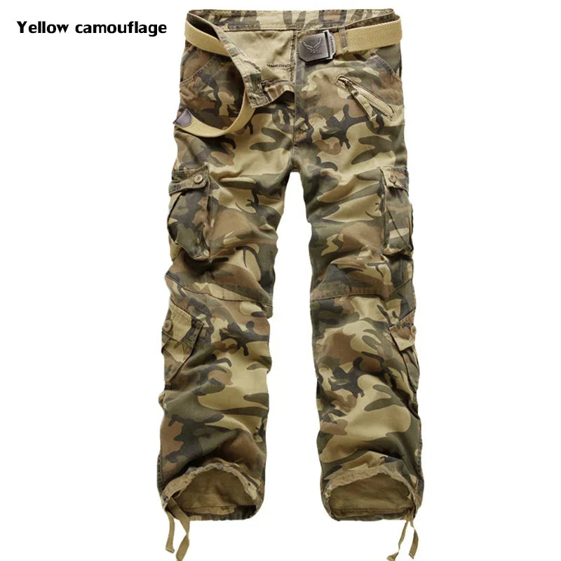Cargo Loose Multi Pocket Cotton Pant - Palm and Thread