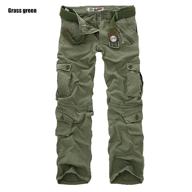 Cargo Loose Multi Pocket Cotton Pant - Palm and Thread