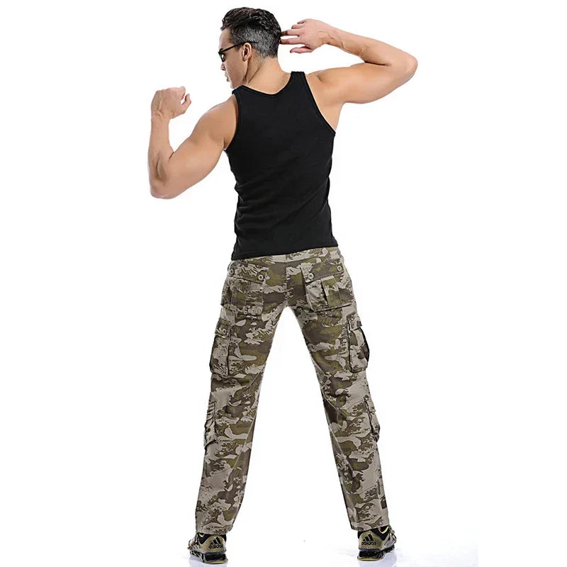 Cargo Loose Multi Pocket Cotton Pant - Palm and Thread