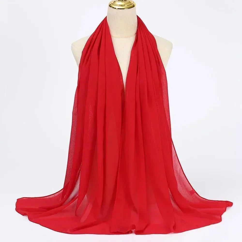 Chiffon Hijab Head Wrap - Palm and Thread