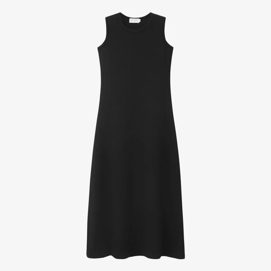 Ribbing closed-fit wrap tops + Aline dress - Palm and Thread