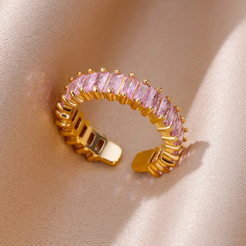 Stainless Steel Angel Feather Ring - Palm and Thread