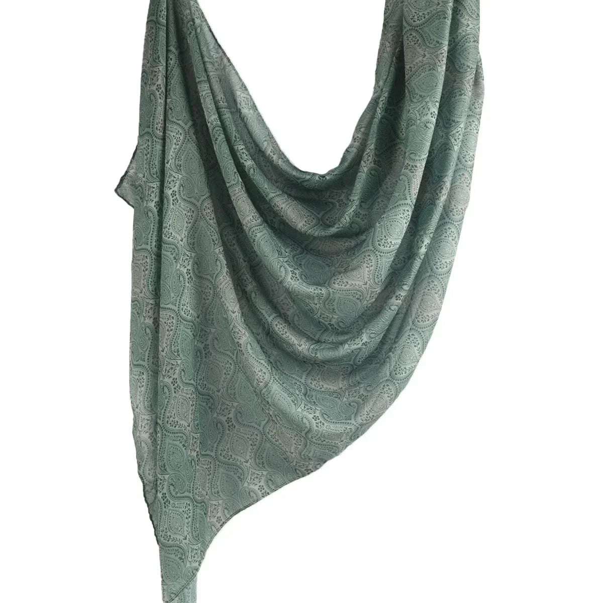 New Watercolor Tie-Dye Cotton Scarf - Palm and Thread