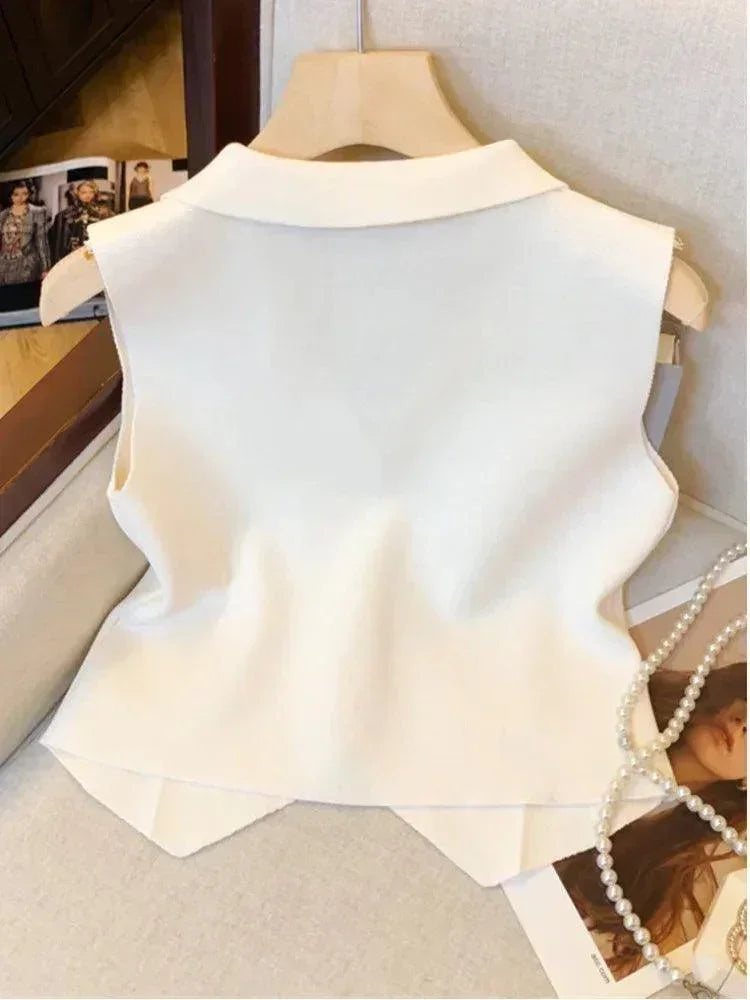 Chic Workwear Stylish Vest Top - Palm and Thread