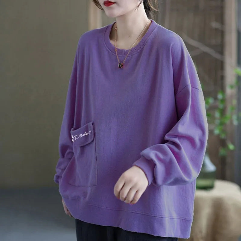 Streetwear Oversized Sweatshirt Top - Palm and Thread
