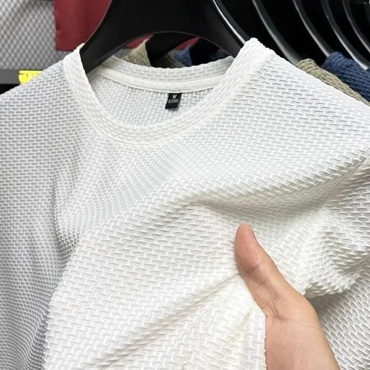 Mesh Bamboo Ice Silk T-shirt - Palm and Thread