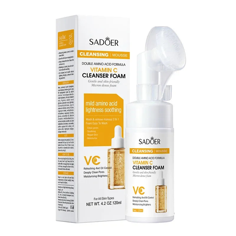 Vitamin C Facial Cleanser Face Wash Foam - Palm and Thread