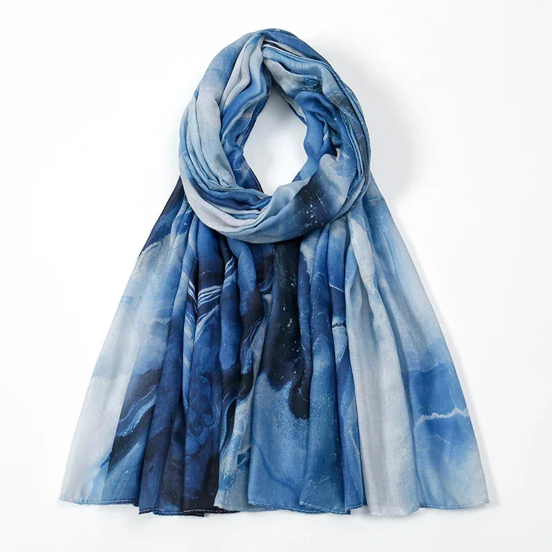 Watercolor Hijab Scarf Bandana Headband Vintage - Palm and Thread