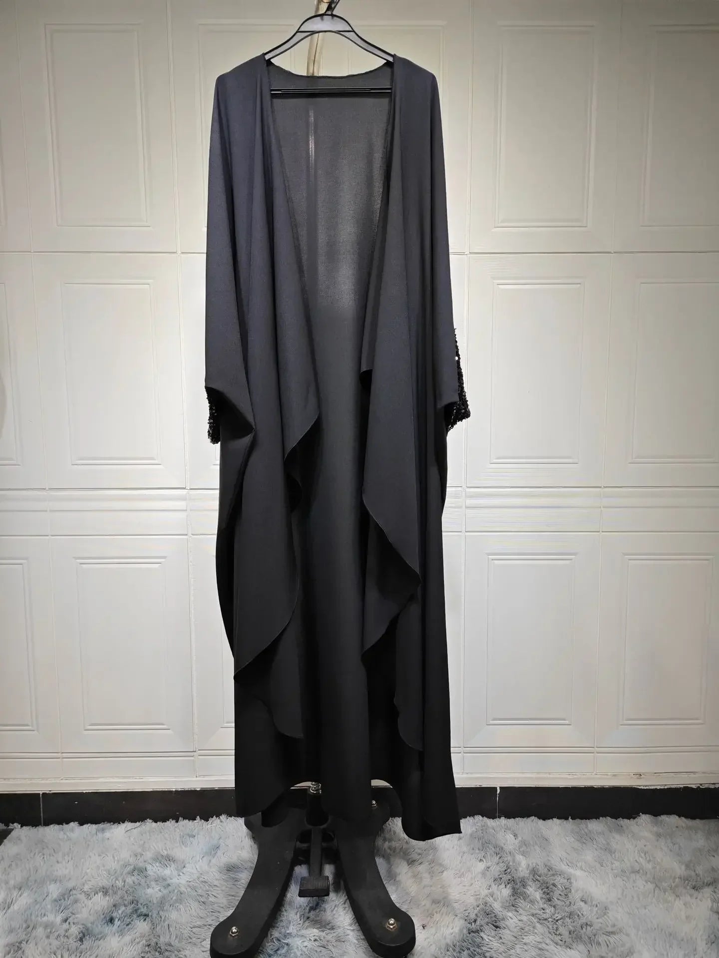 Sequin Open Abaya - Palm and Thread