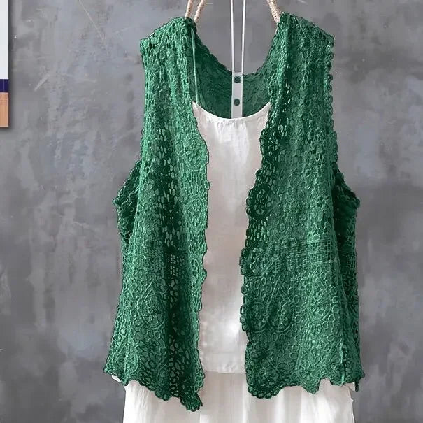 Vintage Literary Elegant Top - Palm and Thread