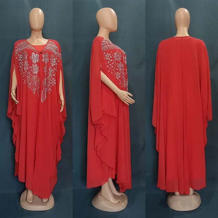 Chiffon Boubou Abaya - Palm and Thread