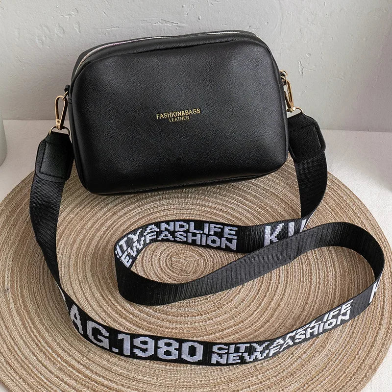 Contrasting Letters Single Shoulder Crossbody - Palm and Thread