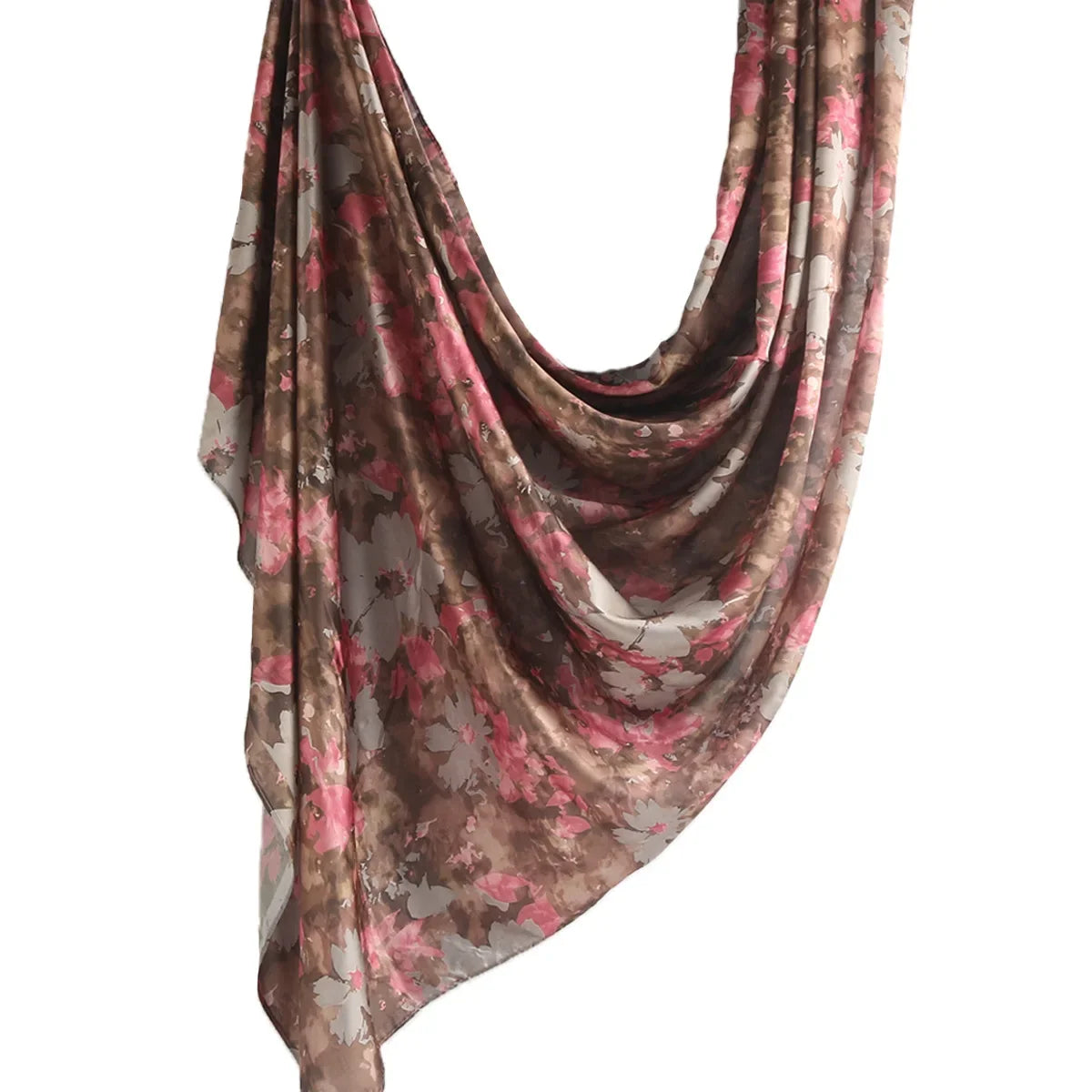 Water Print Shawl Chiffon Silk Hijab - Palm and Thread