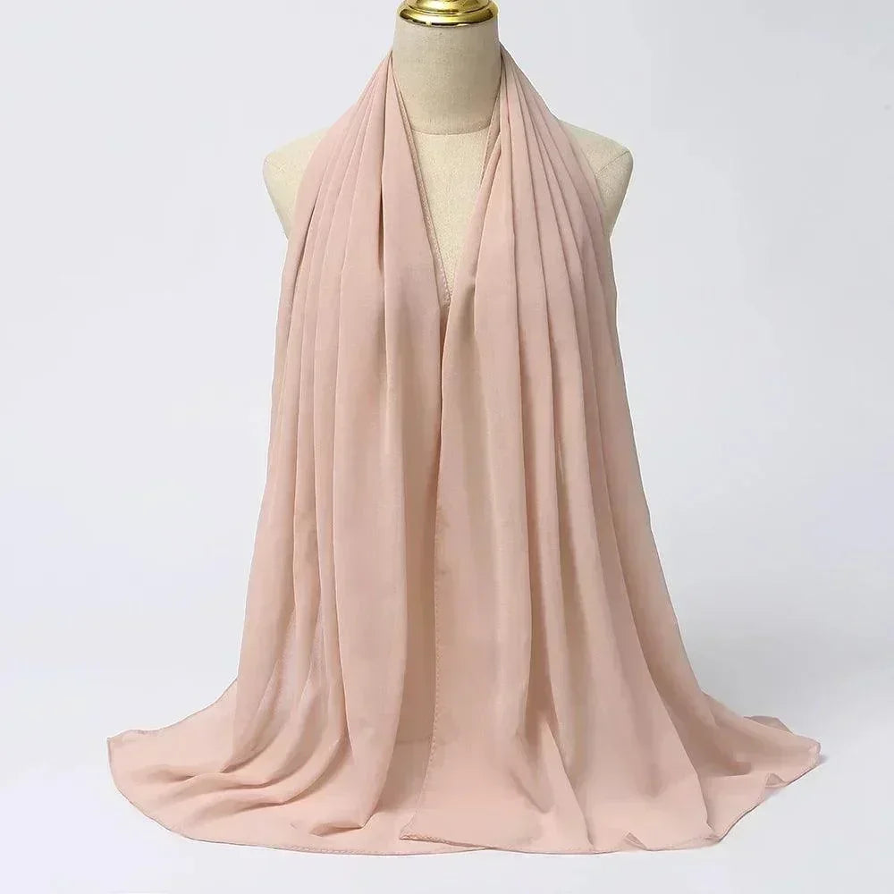 Chiffon Hijab Head Wrap - Palm and Thread