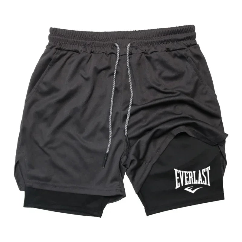 Compression gym printed sports short - Palm and Thread