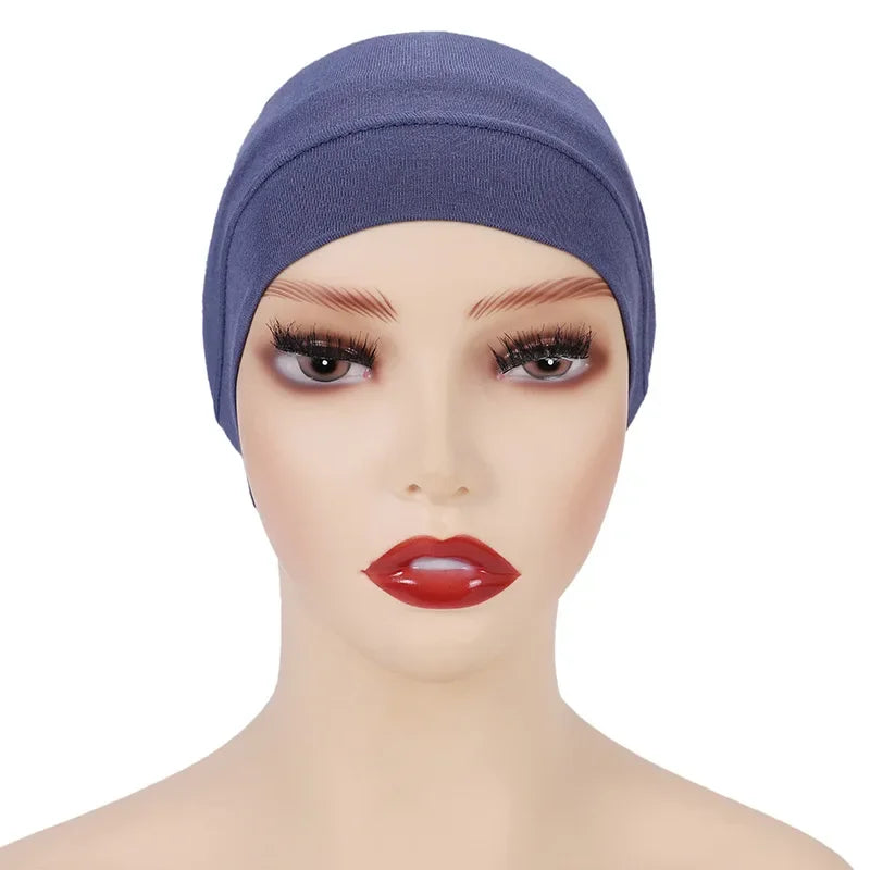 Soft Cotton Under Scarf Cap Turban - Palm and Thread