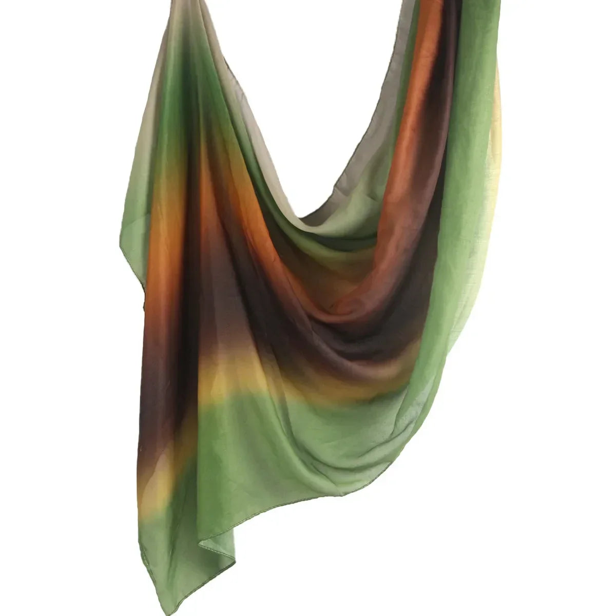 New Watercolor Tie-Dye Cotton Scarf - Palm and Thread