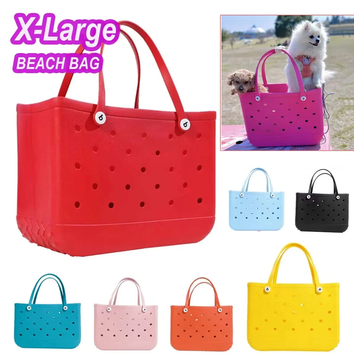 Beach Boggs Waterproof Tote Bag - Palm and Thread