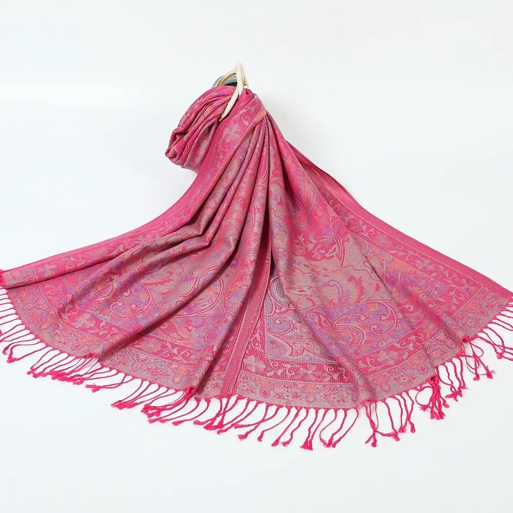 Pashmina Hijab Scarf Printed Hijab - Palm and Thread