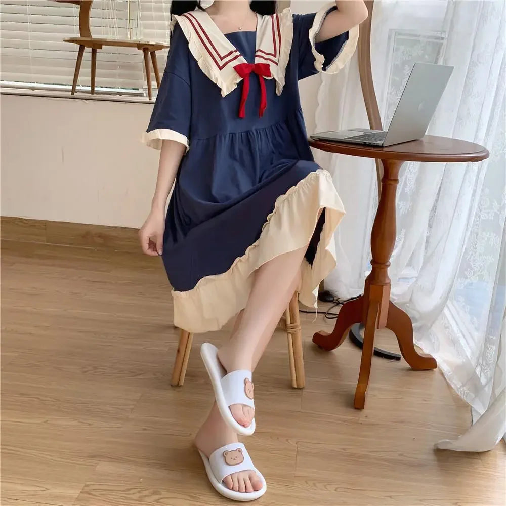 Princess Navy Wind Pajama - Palm and Thread