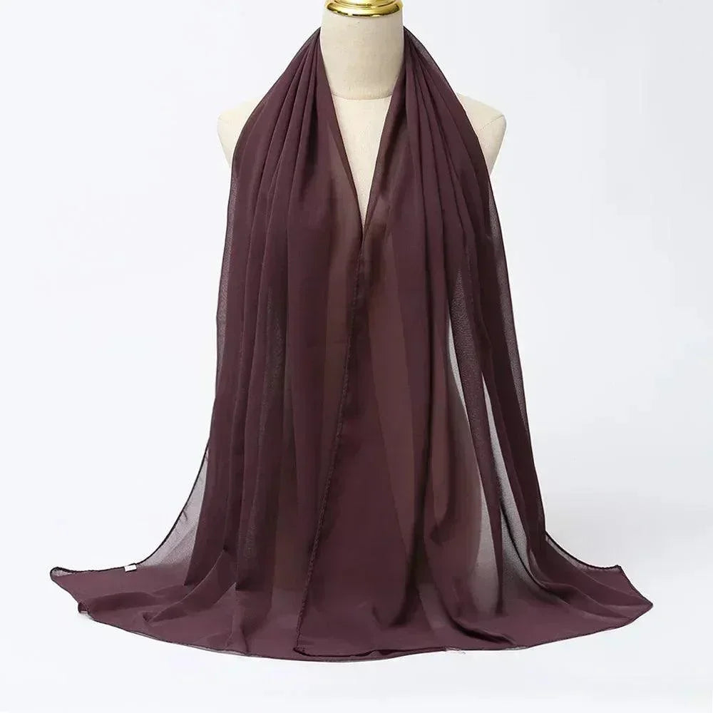Chiffon Hijab Head Wrap - Palm and Thread