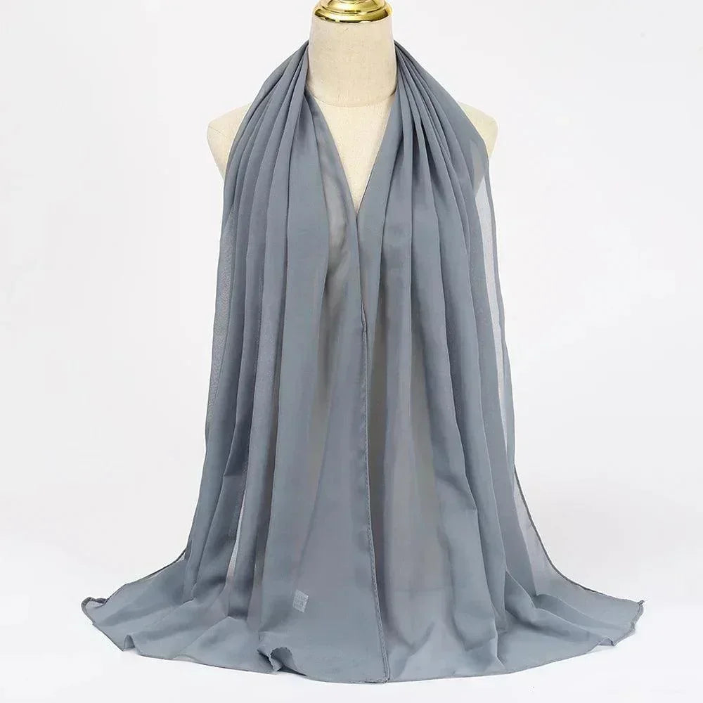 Chiffon Hijab Head Wrap - Palm and Thread