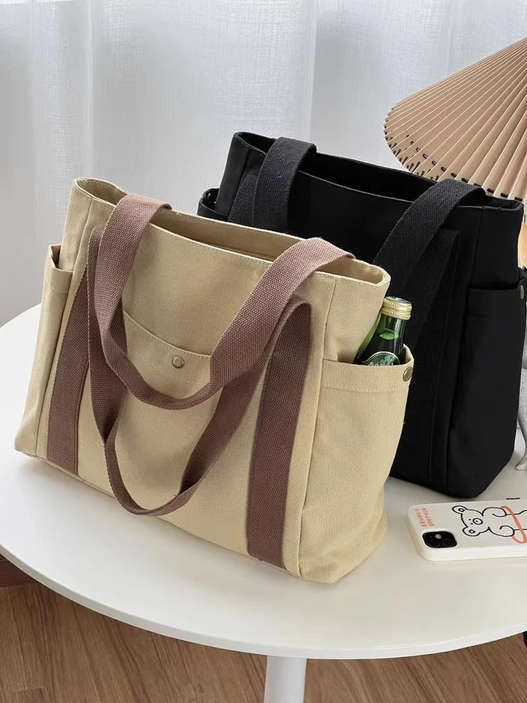 Large Capacity Canvas Tote Bag