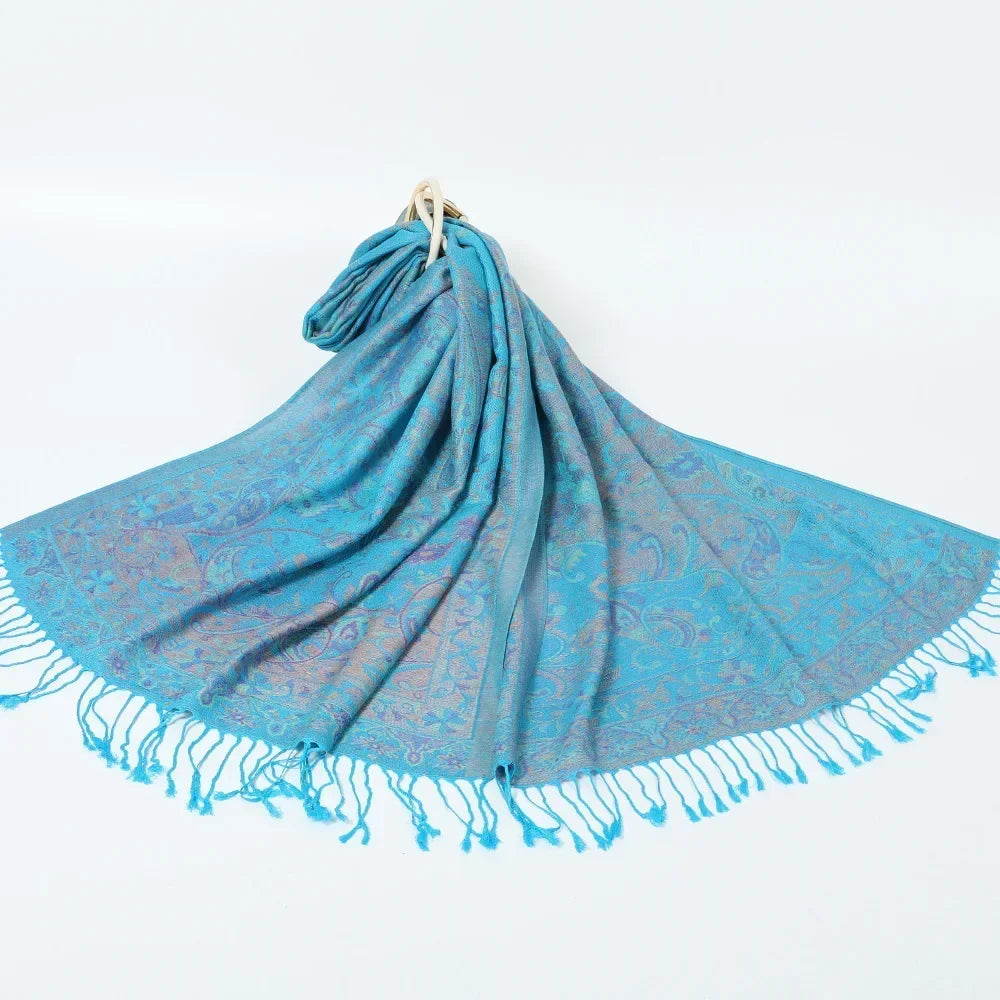 Pashmina Hijab Scarf Printed Hijab - Palm and Thread