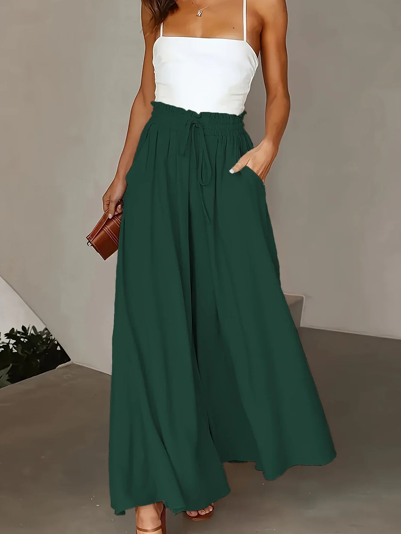 Plus Size Wide Leg Pant - Palm and Thread