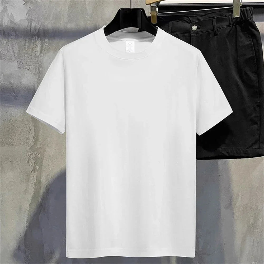 Cotton Solid Color Blank T-shirt