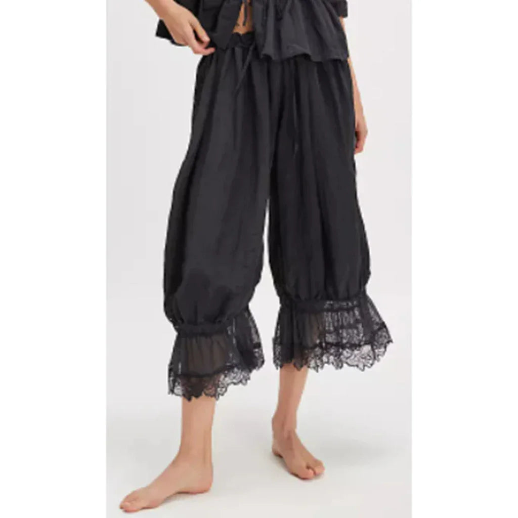Loose Fit Bloomers Cropped Pant - Palm and Thread