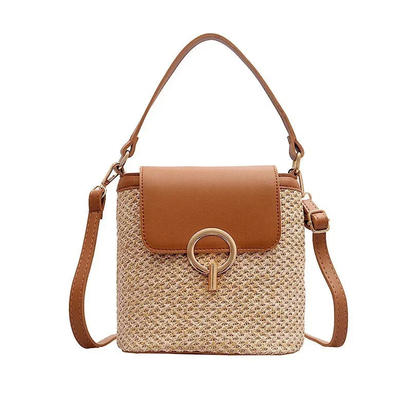 Beach Vacation Woven Bag - Palm and Thread