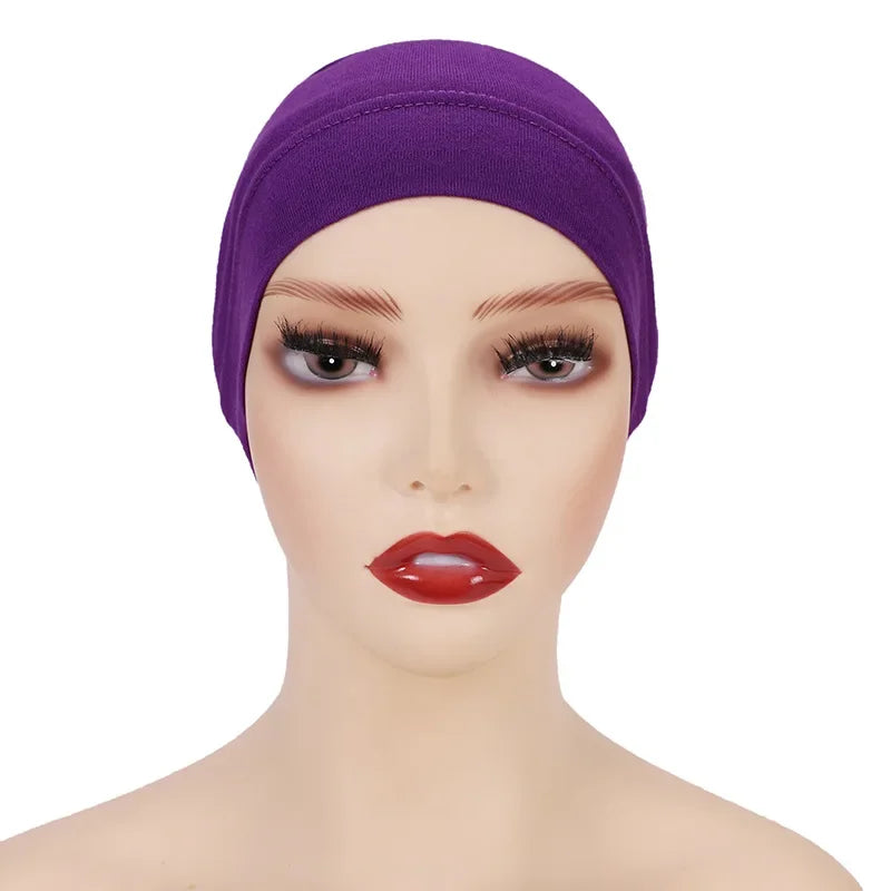 Soft Cotton Under Scarf Cap Turban - Palm and Thread
