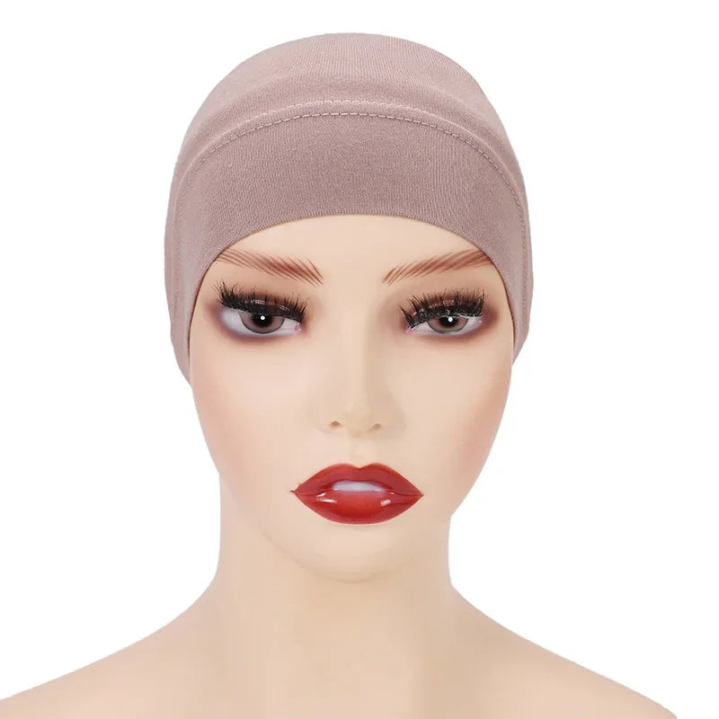 Soft Cotton Under Scarf Cap Turban - Palm and Thread