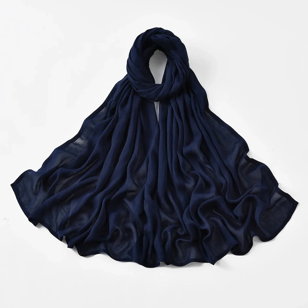 Thin Plain Shawl Soft Viscose Rayon Headscarf - Palm and Thread