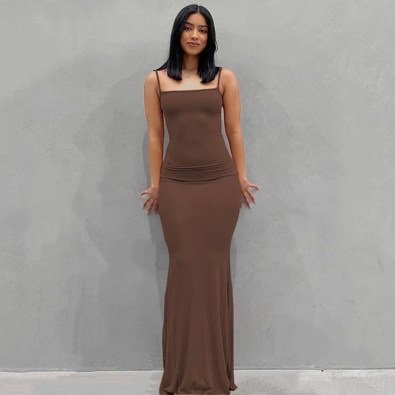 Sexy Fishtail Backless Dress