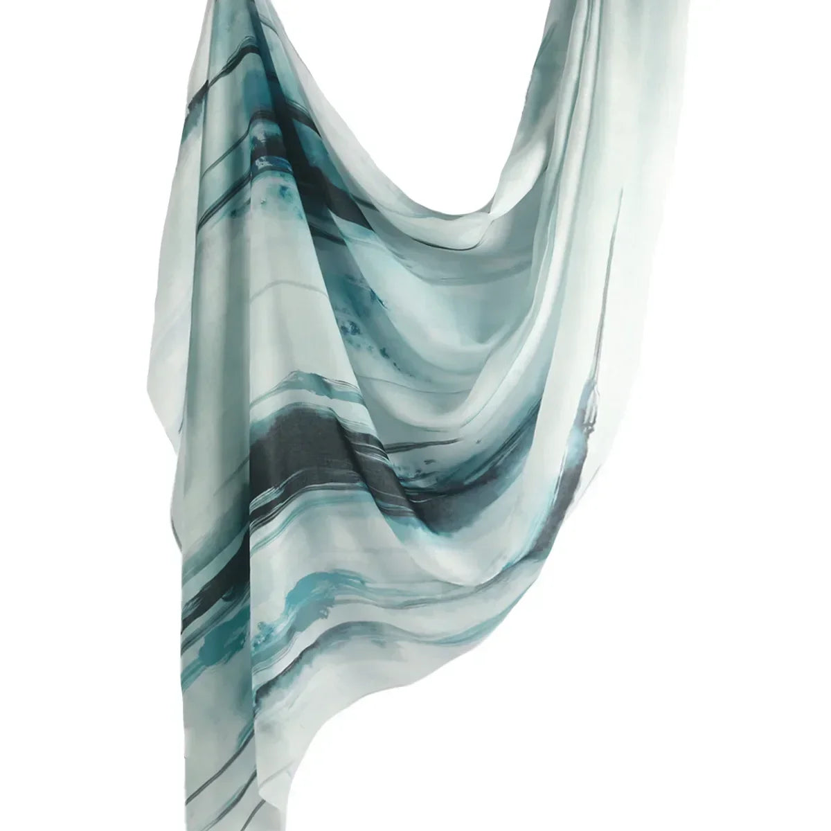 New Watercolor Tie-Dye Cotton Scarf - Palm and Thread