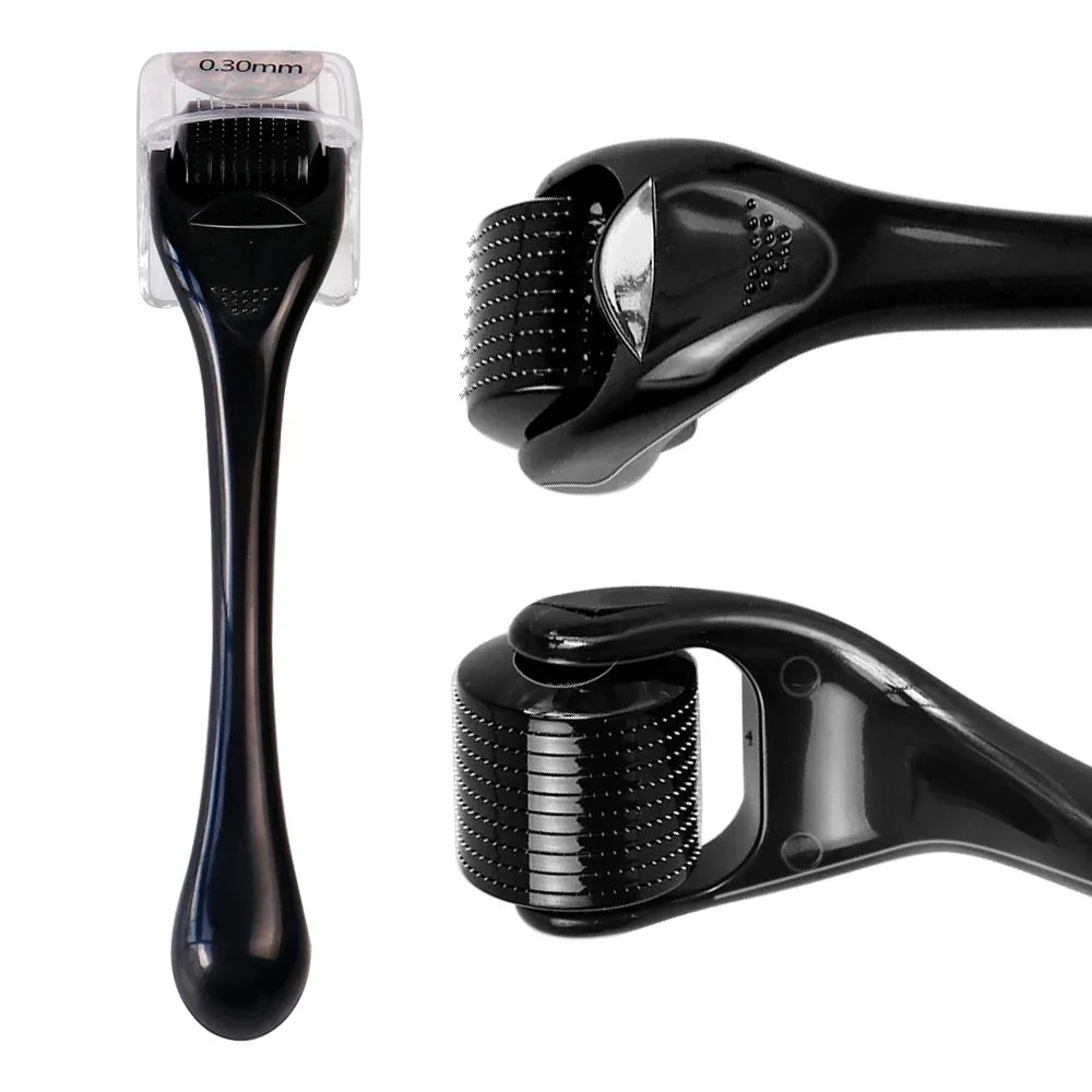 Skin Facial Care Microneedle Derma Roller for Hair Growth - Palm and Thread
