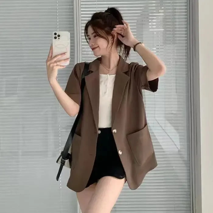 Urban Grace Short Sleeve Suit Jacket
