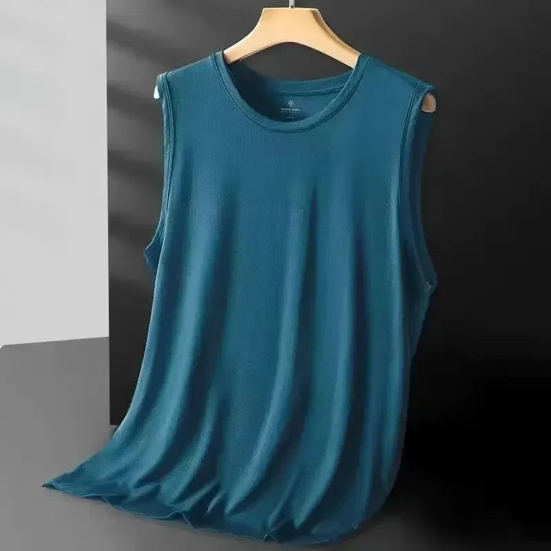 Ice Silk Mesh Sleeveless T-shirt Tank Top - Palm and Thread
