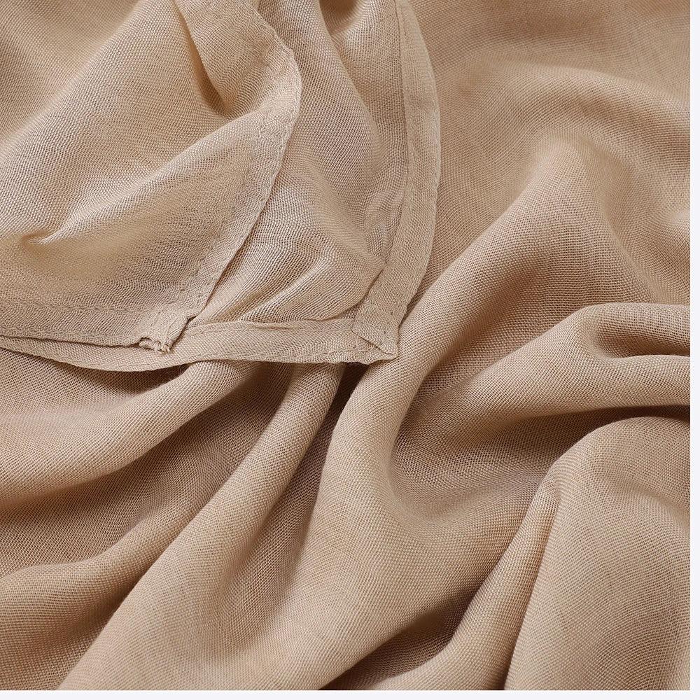 Thin Plain Shawl Soft Viscose Rayon Headscarf - Palm and Thread