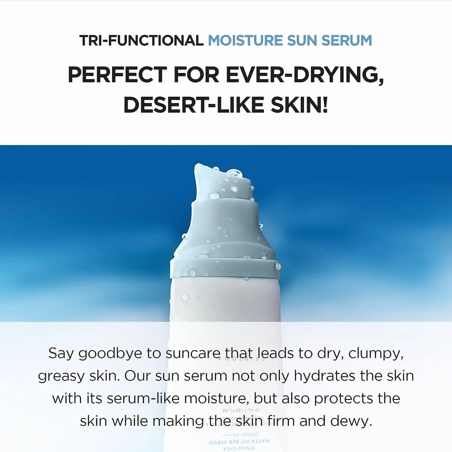 Hyaluronic acid Centella asiatica water-based sunscreen - Palm and Thread
