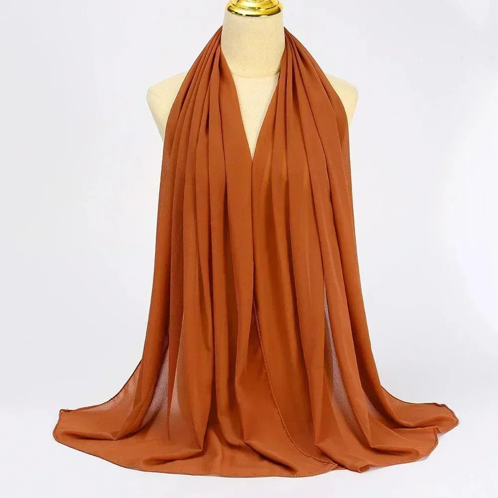 Chiffon Hijab Head Wrap - Palm and Thread